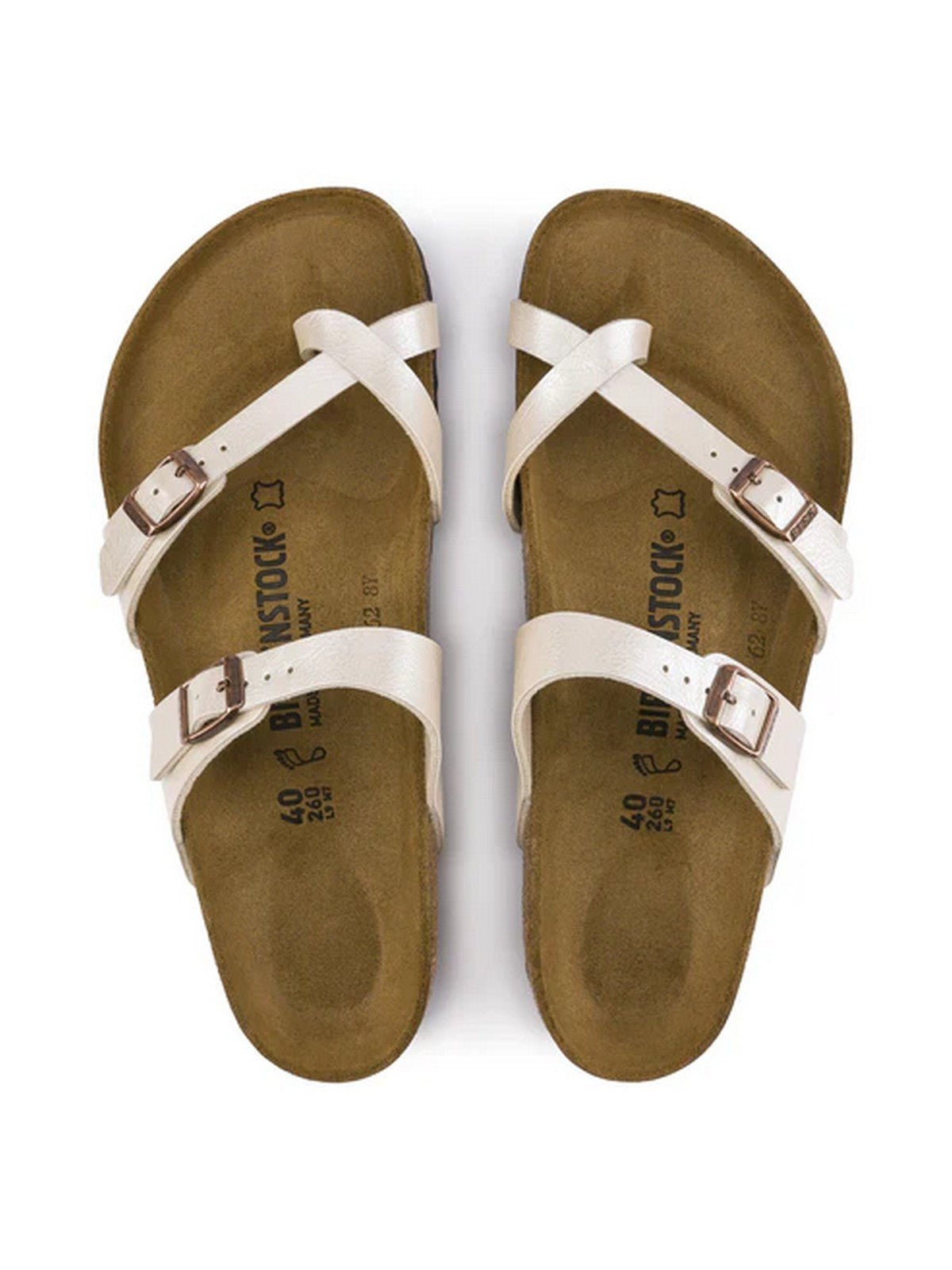 BIRKENSTOCK Sandales pour femmes Mayari 071661 Blanc