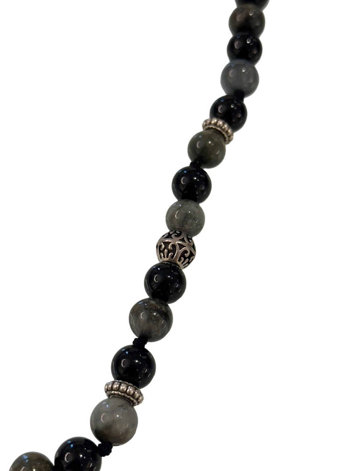 MANCINO Collier pour hommes MACO 3 Noir