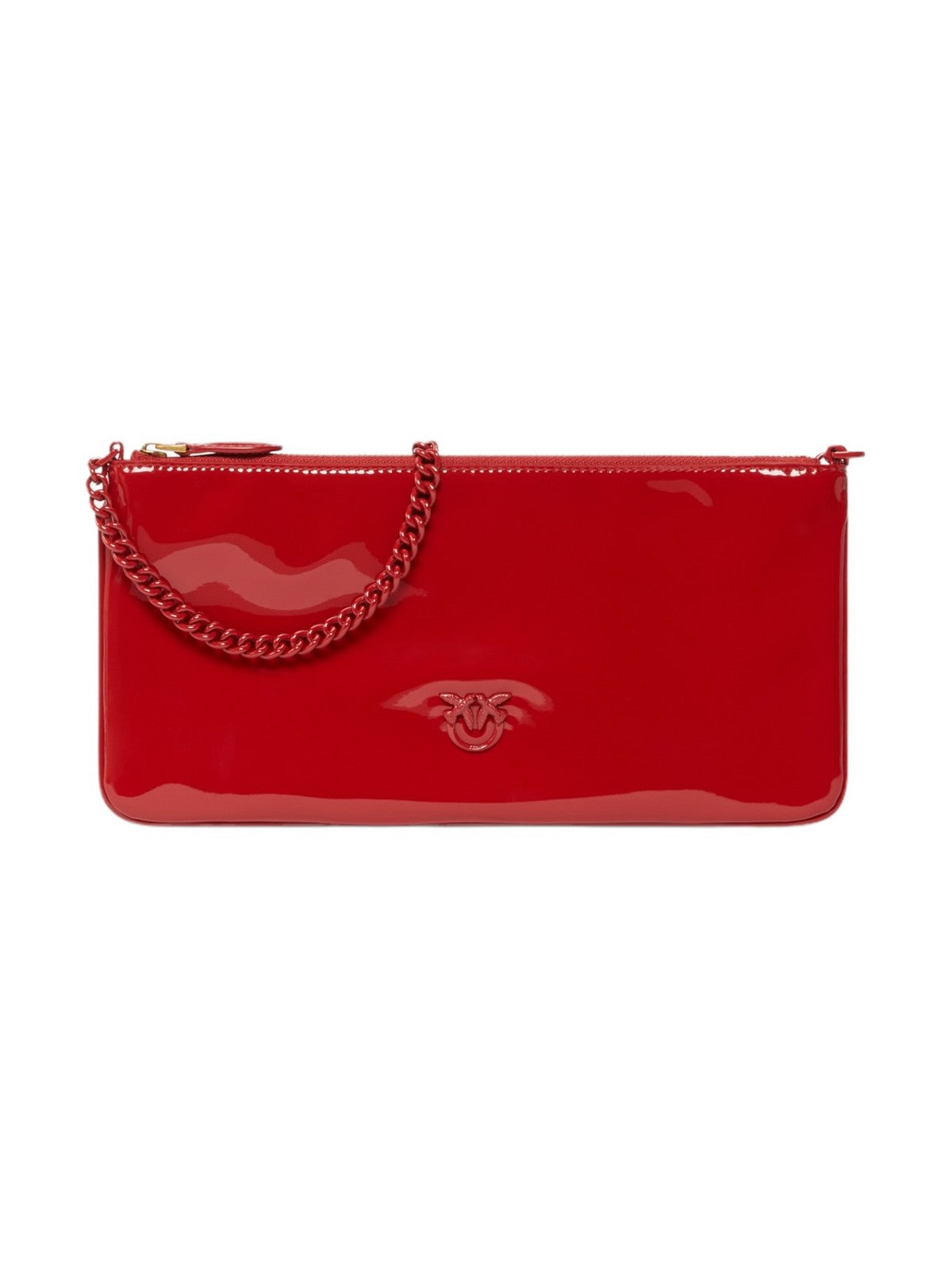 PINKO Sac Femme Horizontal Plat Ecovernice+Pu 102747-A1UP R30B Rouge