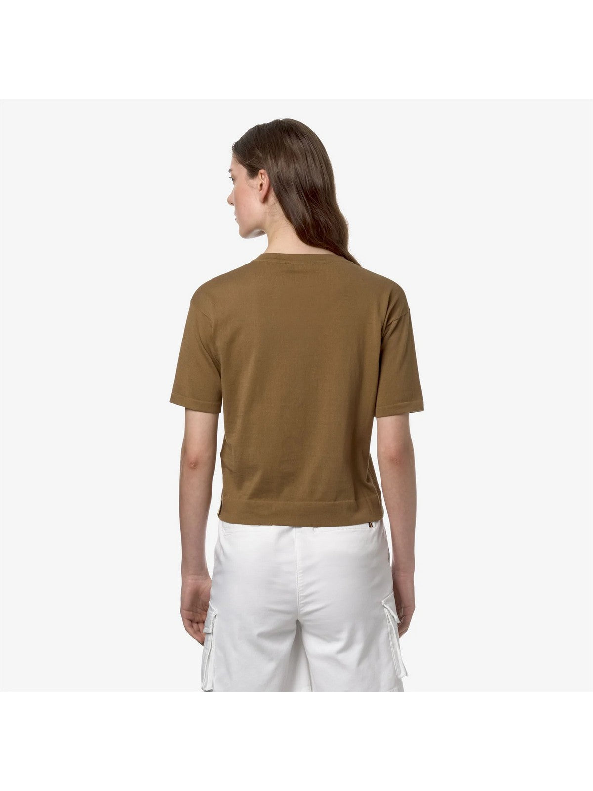 K-WAY T-shirt et polo pour femmes Esmer K4126PW 045 Brown