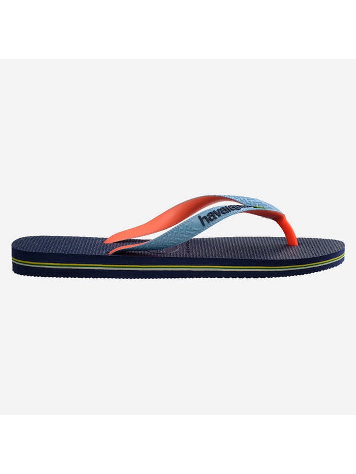 Tongs unisexes adultes HAVAIANAS Hav. Brasil mix 4123206.6854 Bleu