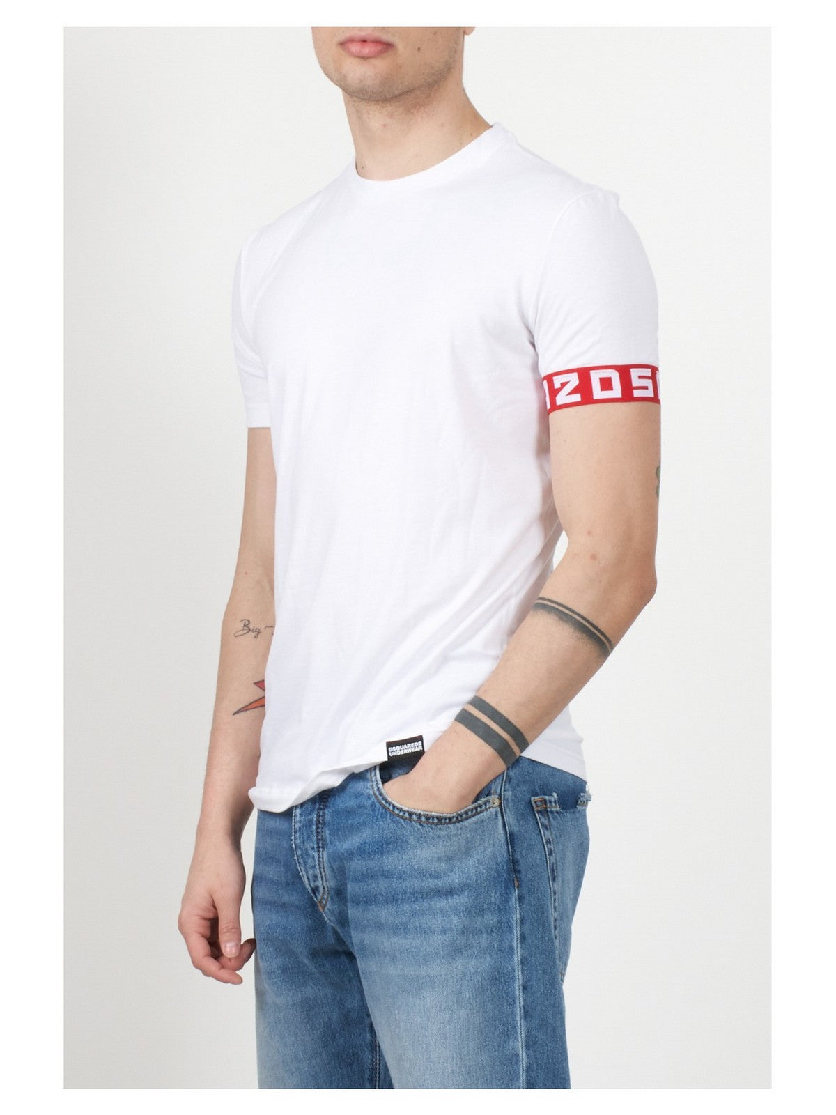 DSQUARED2 T-shirt et polo pour hommes D9M3S513 104 Blanc