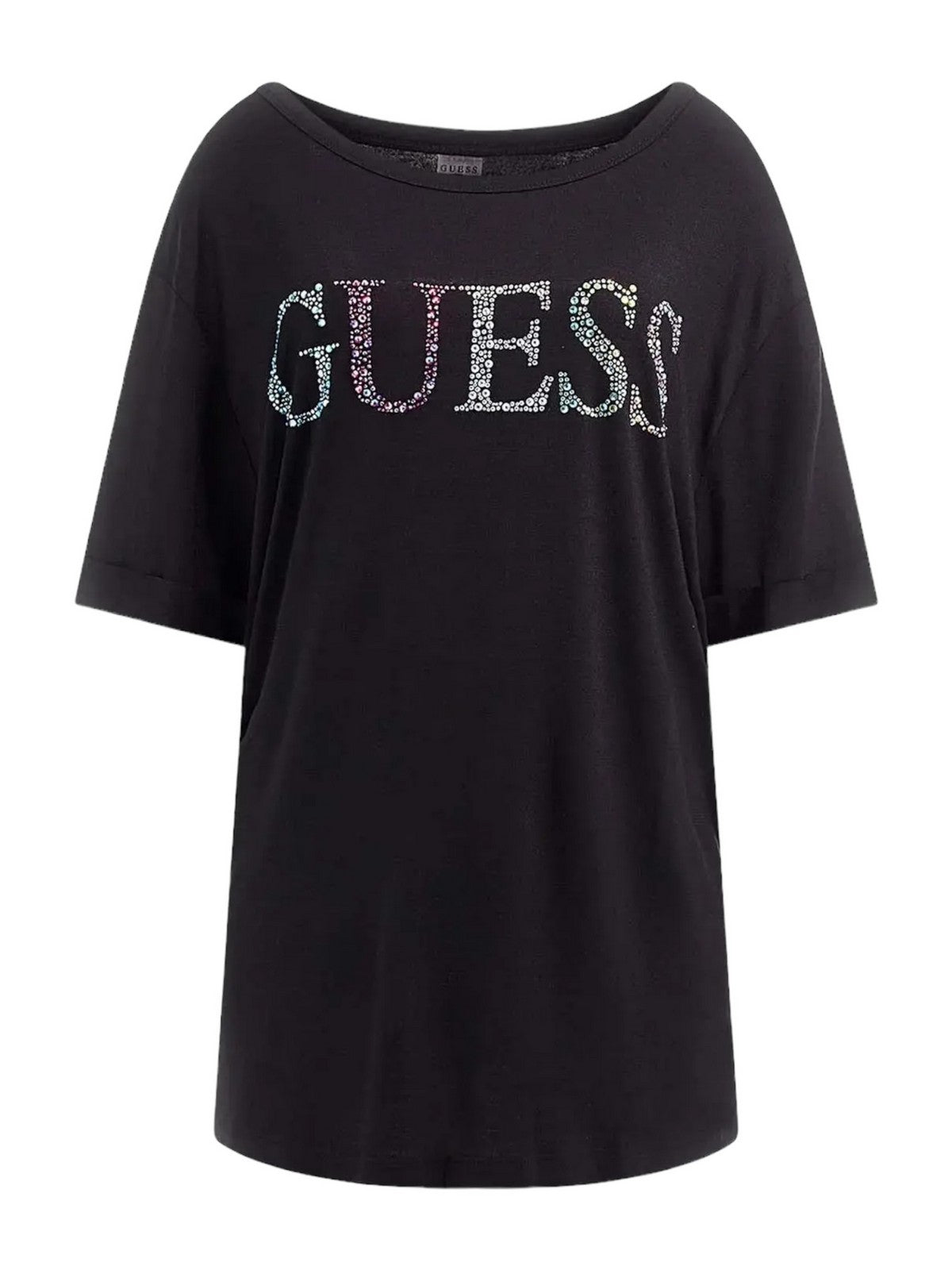 GUESS BEACHWEAR T-shirt et polo pour femmes E4GI02 K68D2 JBLK Noir