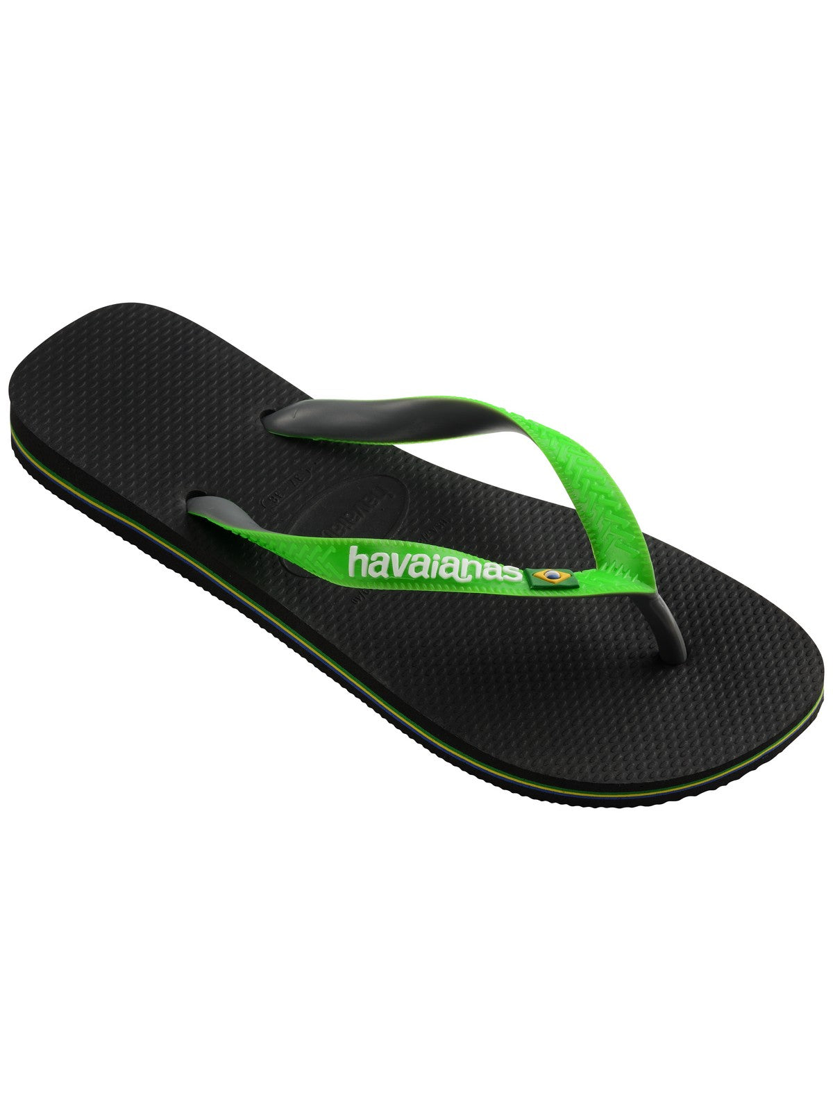 Tongs unisexes adultes HAVAIANAS Hav. Brasil mix 4123206.8075 Noir