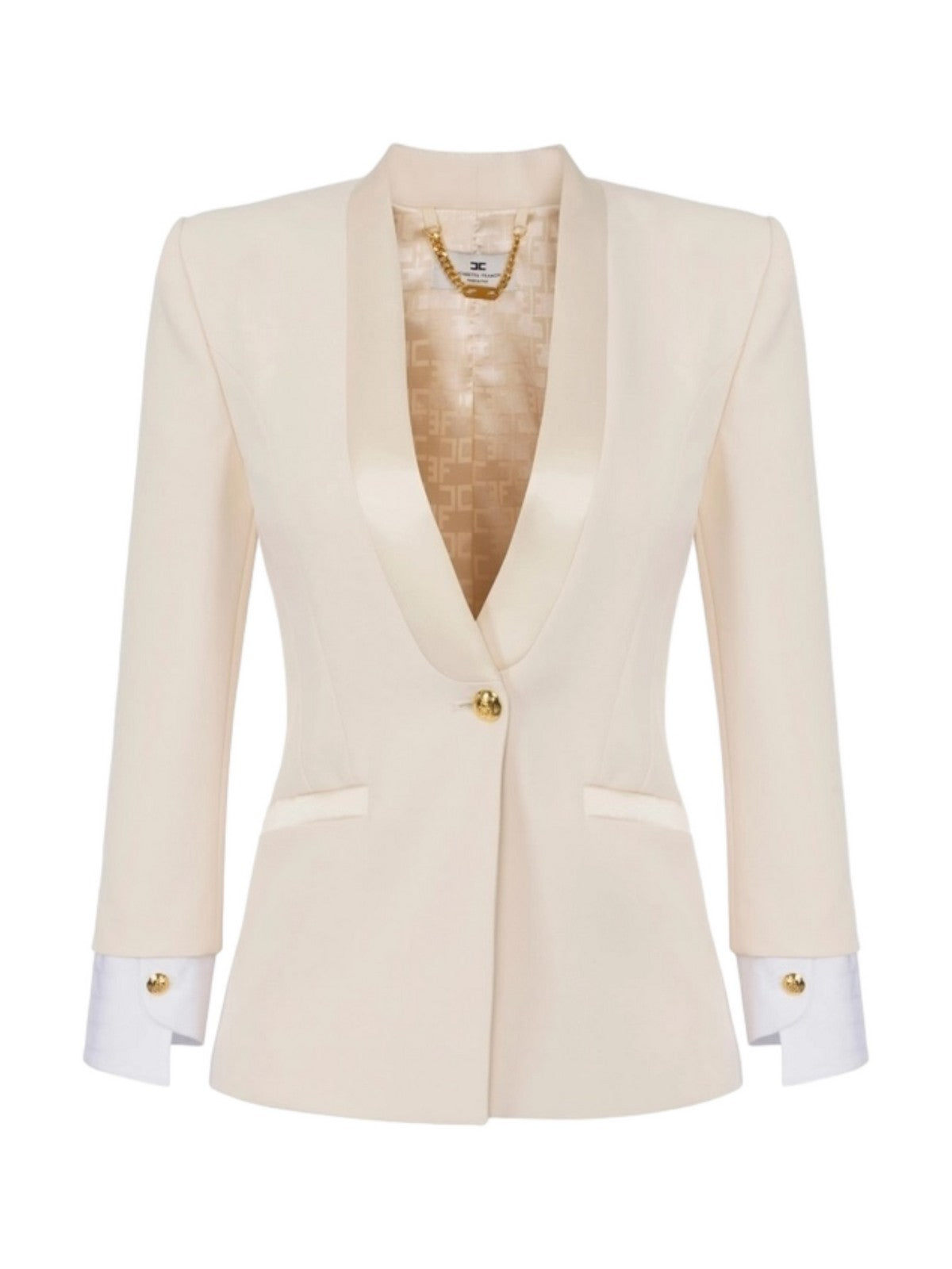 ELISABETTA FRANCHI Veste femme GI11947E2 193 Blanc