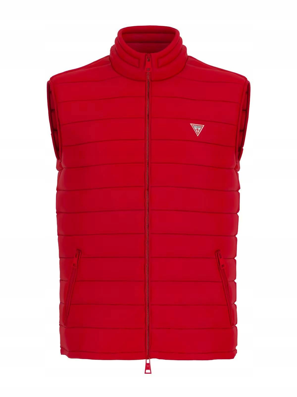 GUESS Hommes Gilet Gj Hooded Puffer Ves M4YN11 WG922 G585 Rouge gioboutiqueweb