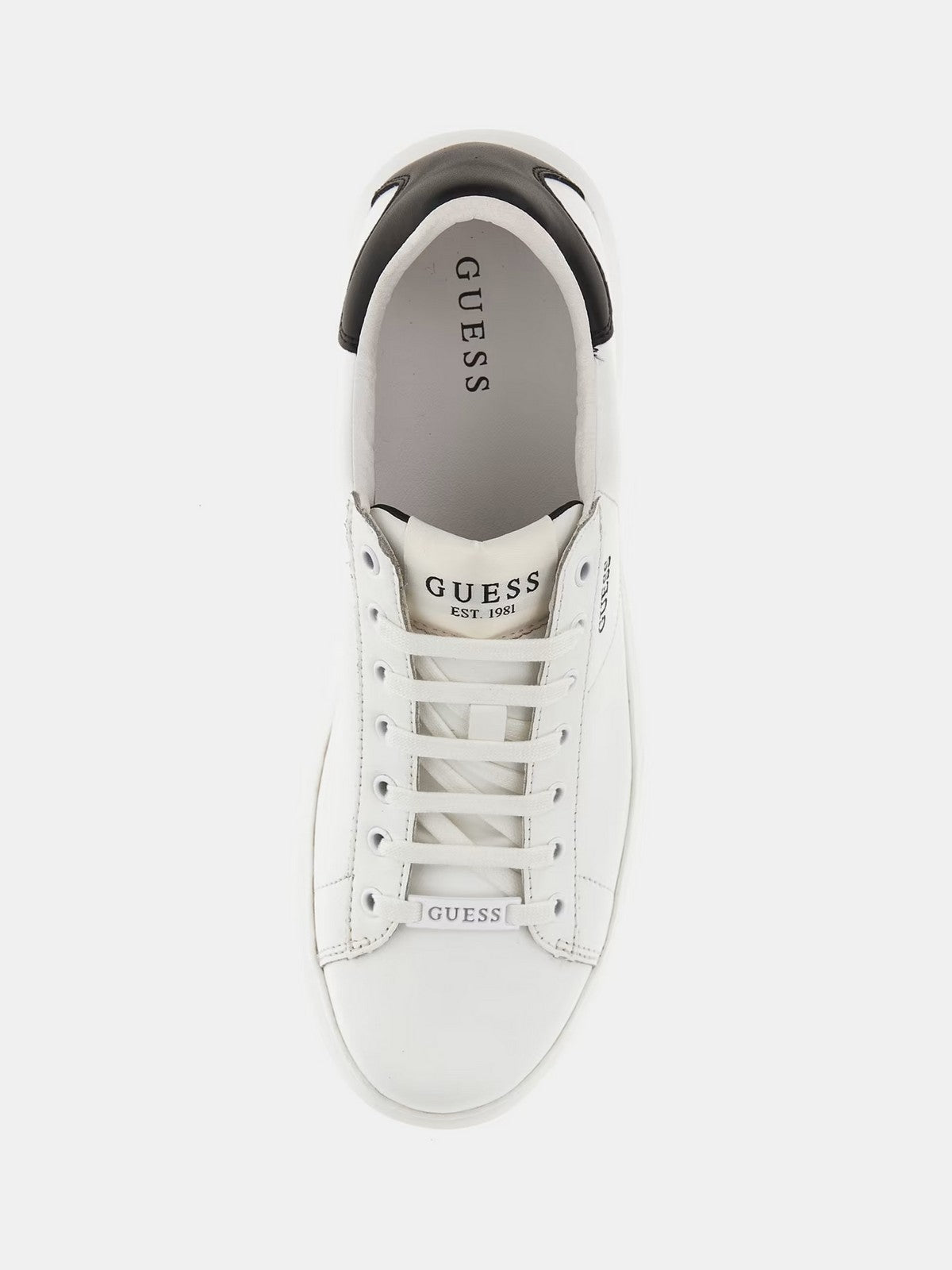 GUESS Homme Sneaker Vibo FM8VIB LEL12 WHIBK Blanc