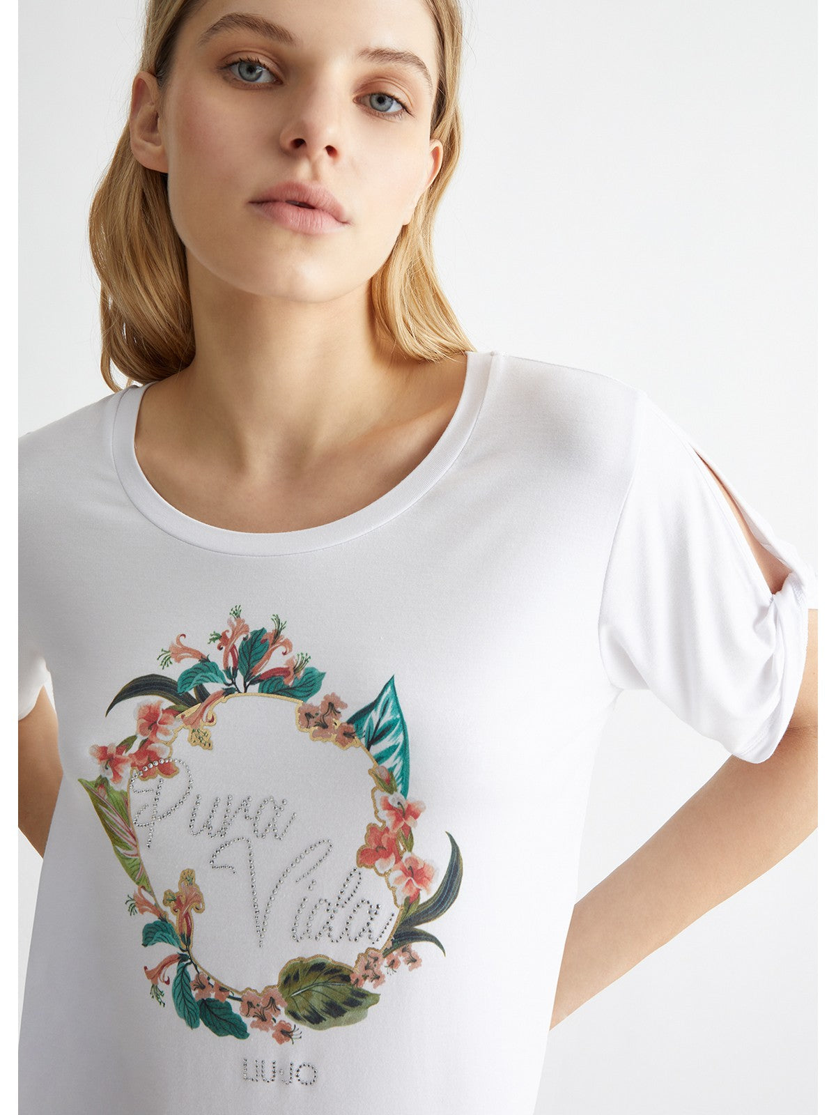 LIU JO BEACHWEAR T-Shirt et polo pour femmes VA4106JS360 T9923 Blanc