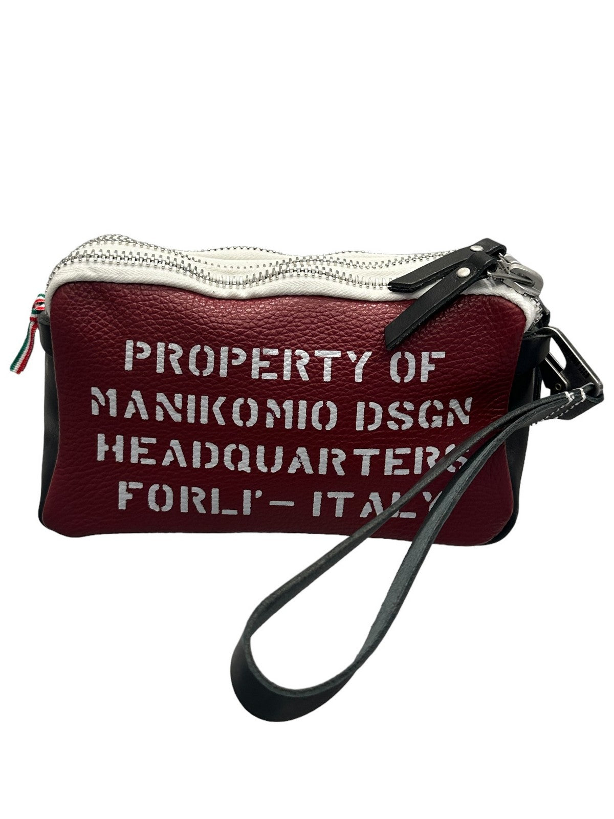 MANIKOMIO DSGN Homme Borbello CLUTCH PM17 Rouge