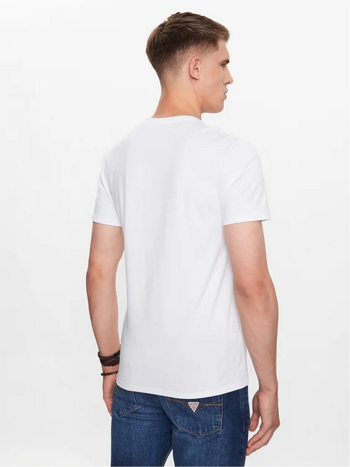 GUESS T-Shirt et Polo hommes CN SS CORE TEE M2YI36 I3Z14 G011 Blanc