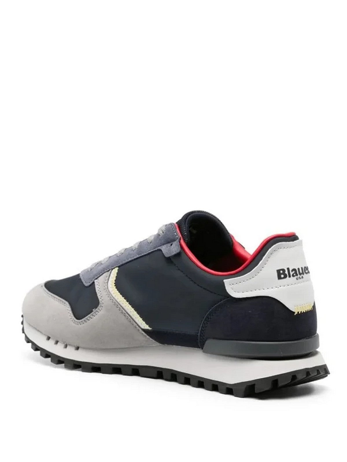 BLAUER Hommes Sneaker DIXON02 S4DIXON02/NYS NVY/RED Bleu