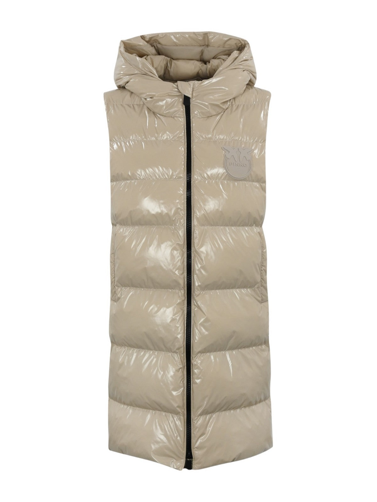 PINKO Gilet pour femmes Crystal Nylon 103825-A11K D05 Beige