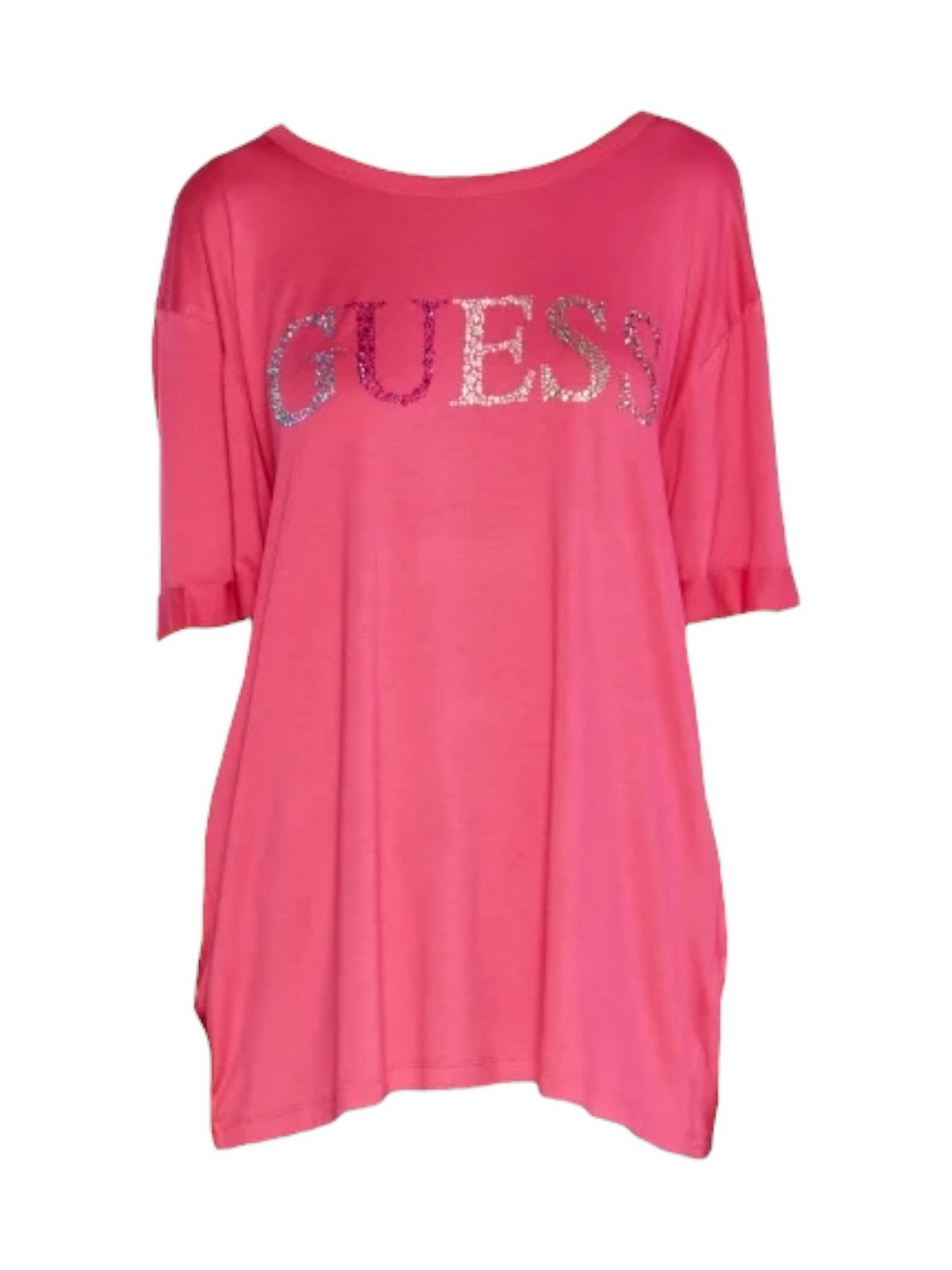 GUESS BEACHWEAR T-shirt et polo pour femmes E4GI02 K68D2 G6H0 Rose