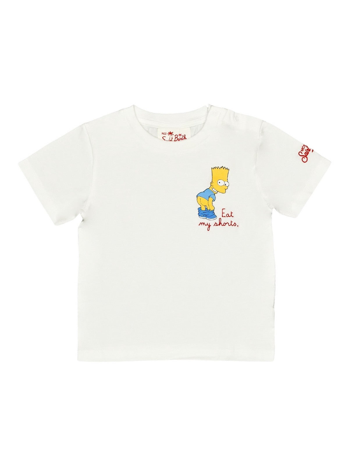 MC2 SAINT BARTH T-Shirt et Polo Kids and Boys TSHIRT BOY 00602F White