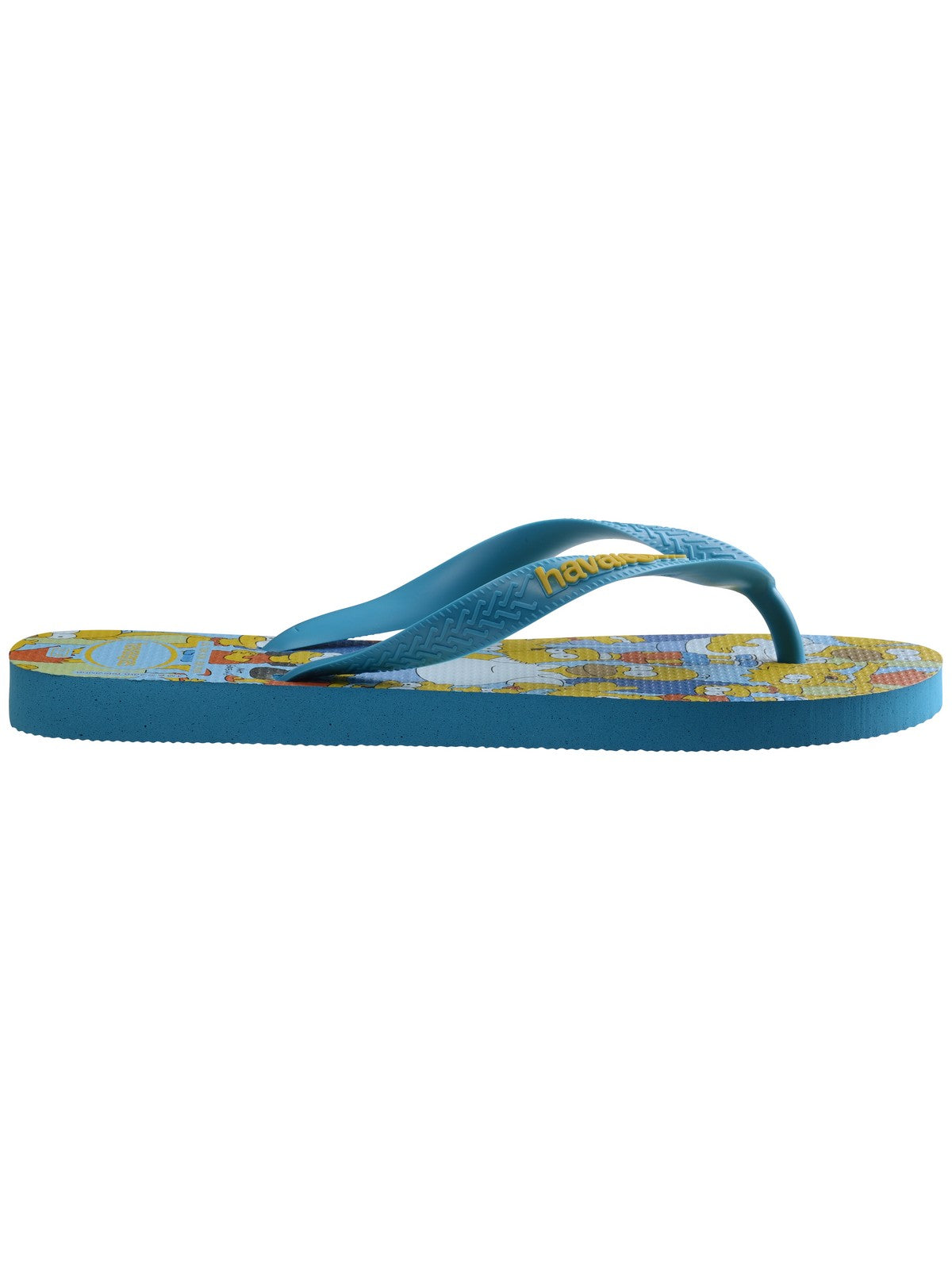 Tongs unisexes adultes HAVAIANAS Hav. Simpsons 4137889.0212 Turquoise