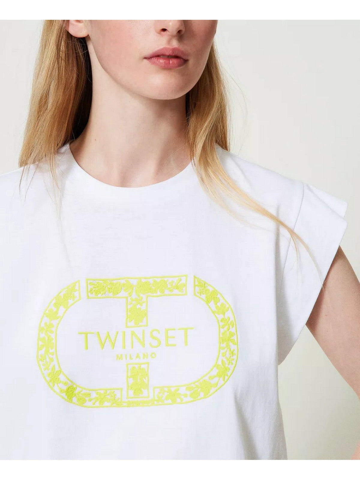 TWINSET T-shirt et polo pour femmes 241TP2213 11466 Blanc