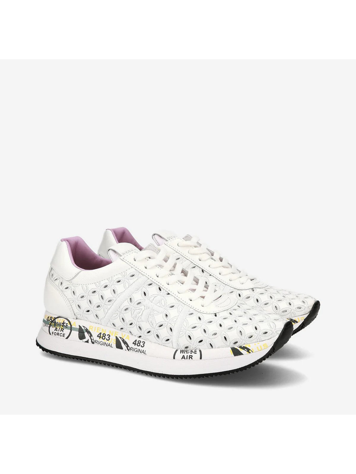 PREMIATA Femme Sneaker CONNY VAR 6749 Blanc