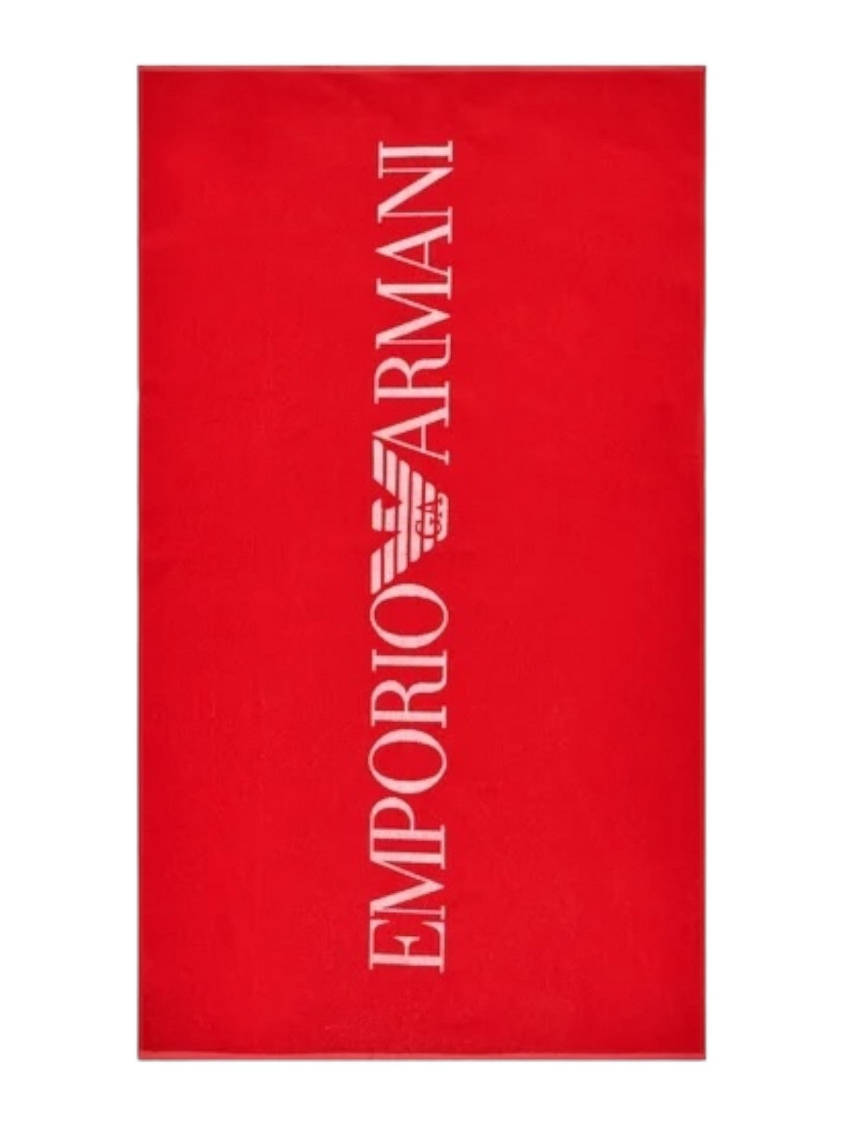 EMPORIO ARMANI Hommes Serviette de plage 231772 4R451 00774 Rouge