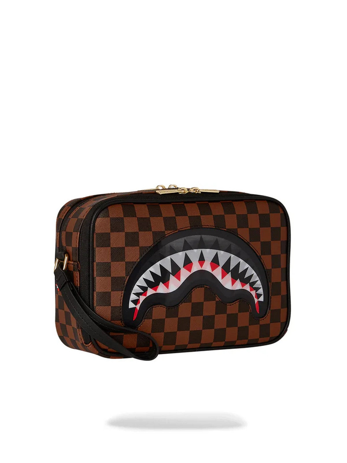 SPRAYGROUND Hommes SIP LENTICULAR CHOMP TOILETRY BRICK 910B6525NSZ Marron