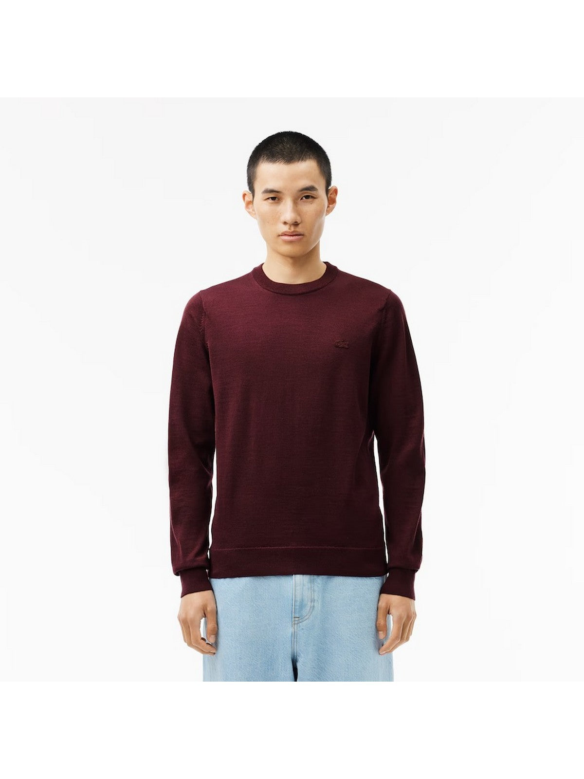 LACOSTE Hommes Pull AH1969 BZD Rouge