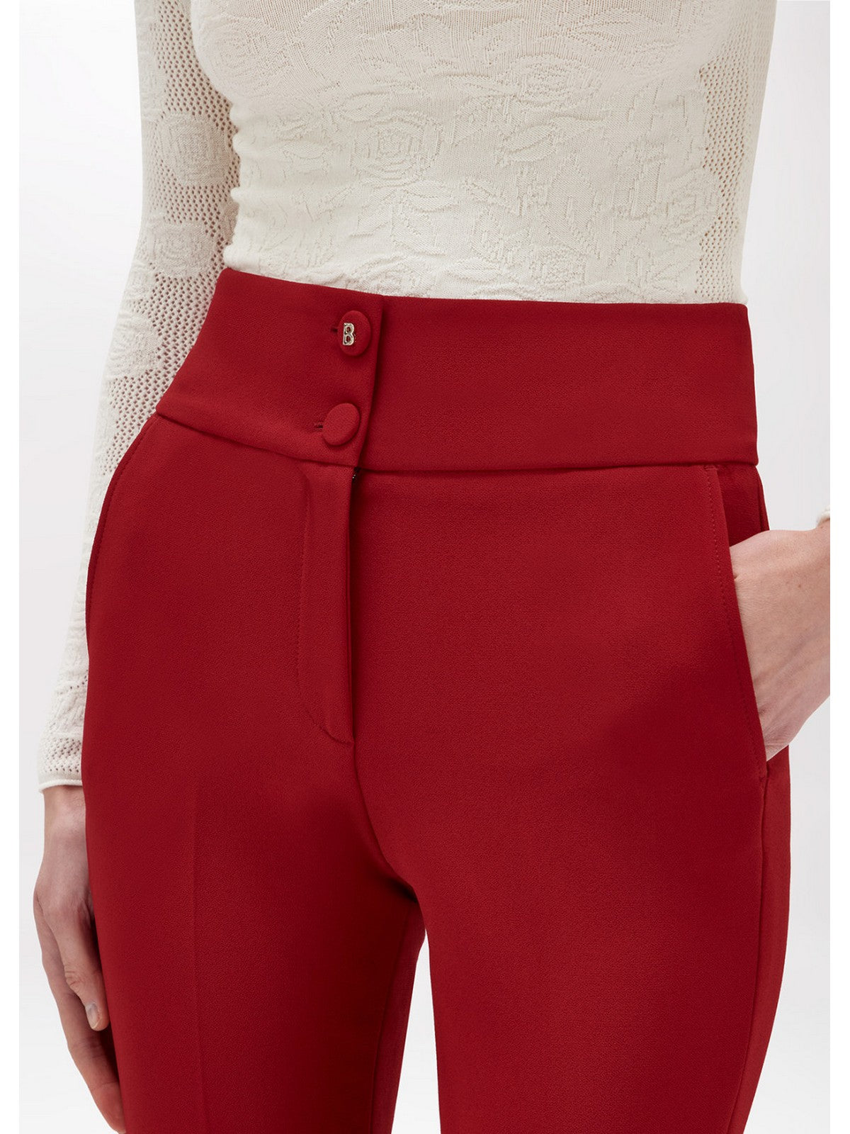 BLUGIRL Pantalon Femme RF4011T3191 91652 Rouge