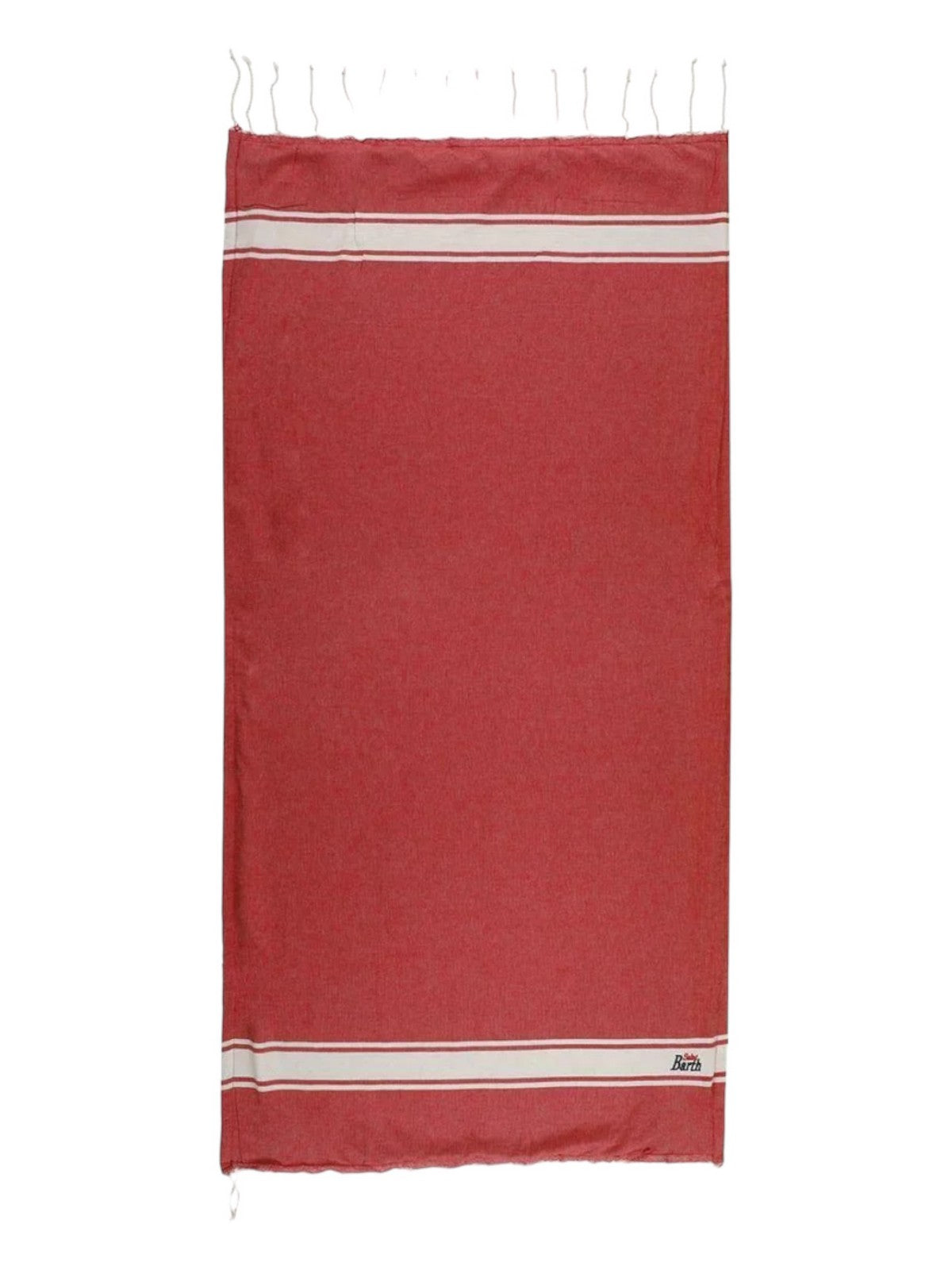 MC2 SAINT BARTH Serviette de plage pour hommes FOUTASPONGE 02254F Rouge