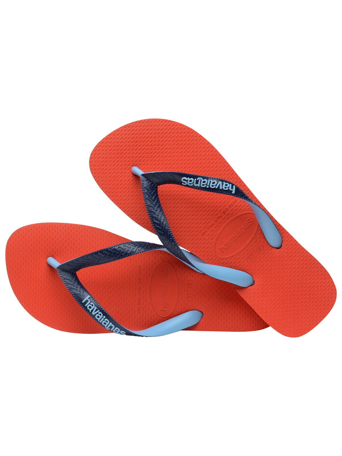 Tongs adultes HAVAIANAS unisexes Hav. top mix 4115549.5023 Orange