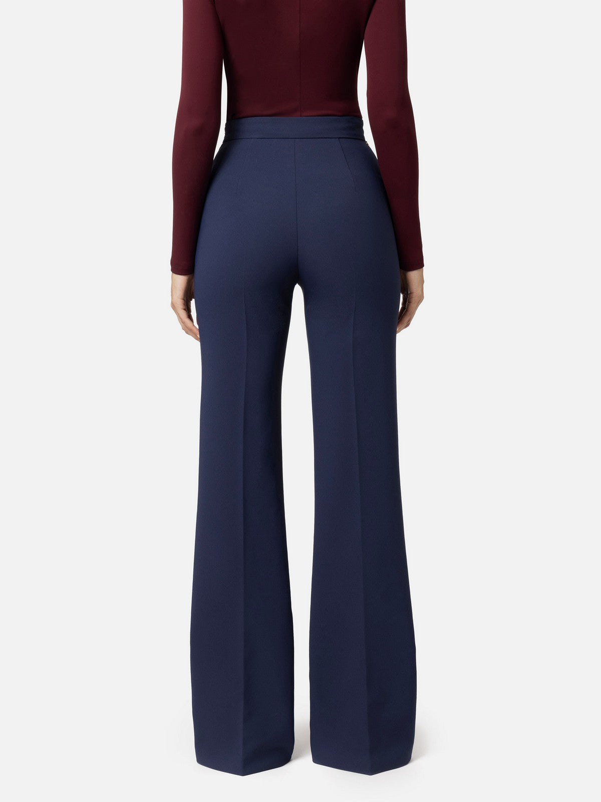 ELISABETTA FRANCHI Pantalon Femme PAT3546E2 B75 Bleu