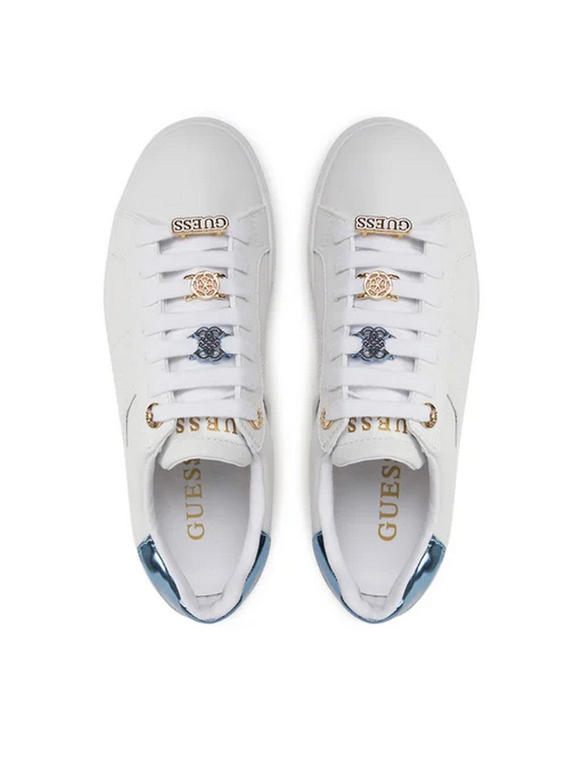 GUESS Sneaker Giella FLJGIE FAL12 WHBLU Blanc pour femmes