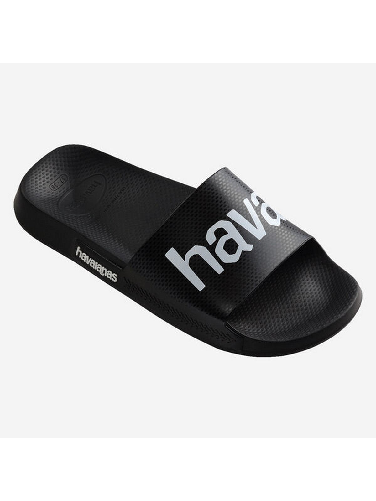 HAVAIANAS Chausson unisexe adulte Hav. Slide Classic Logomania 4148124.1069 Noir