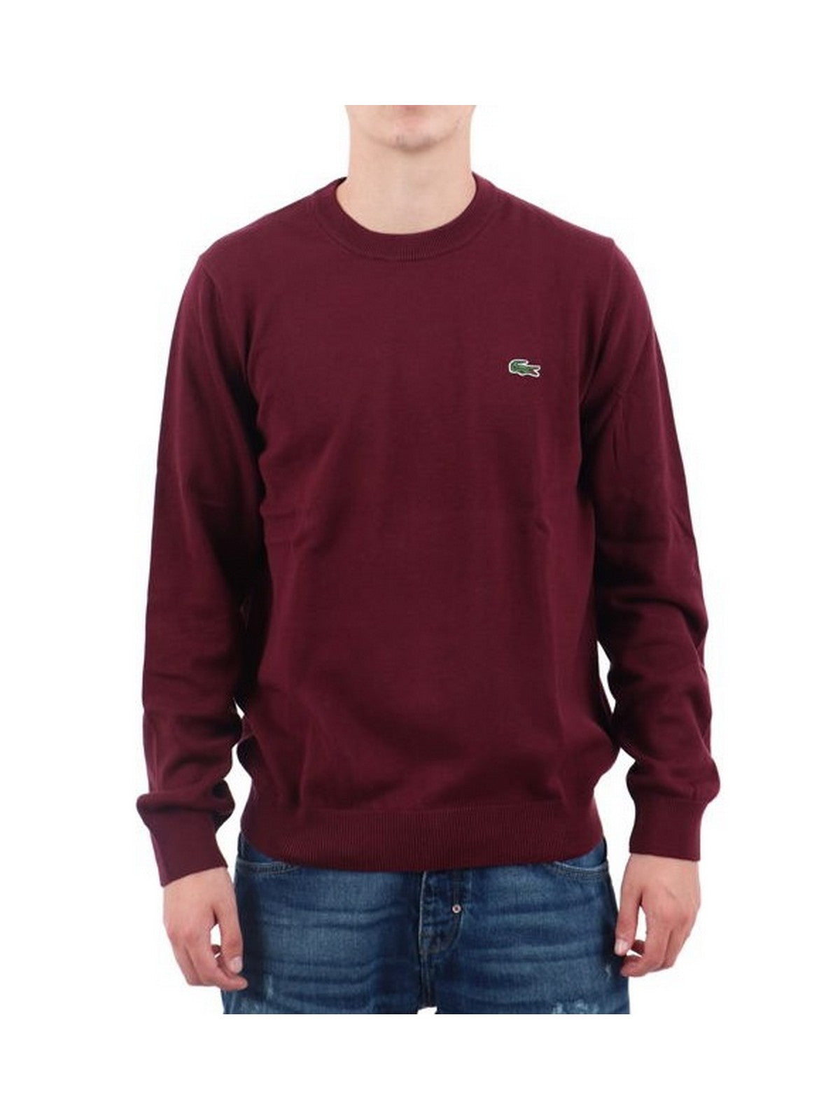 LACOSTE Hommes Pull AH0128 BZD Rouge