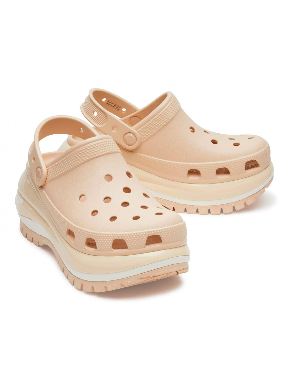 CROCS Classic Mega Crush Clog W 207988 2DS Beige pour femme