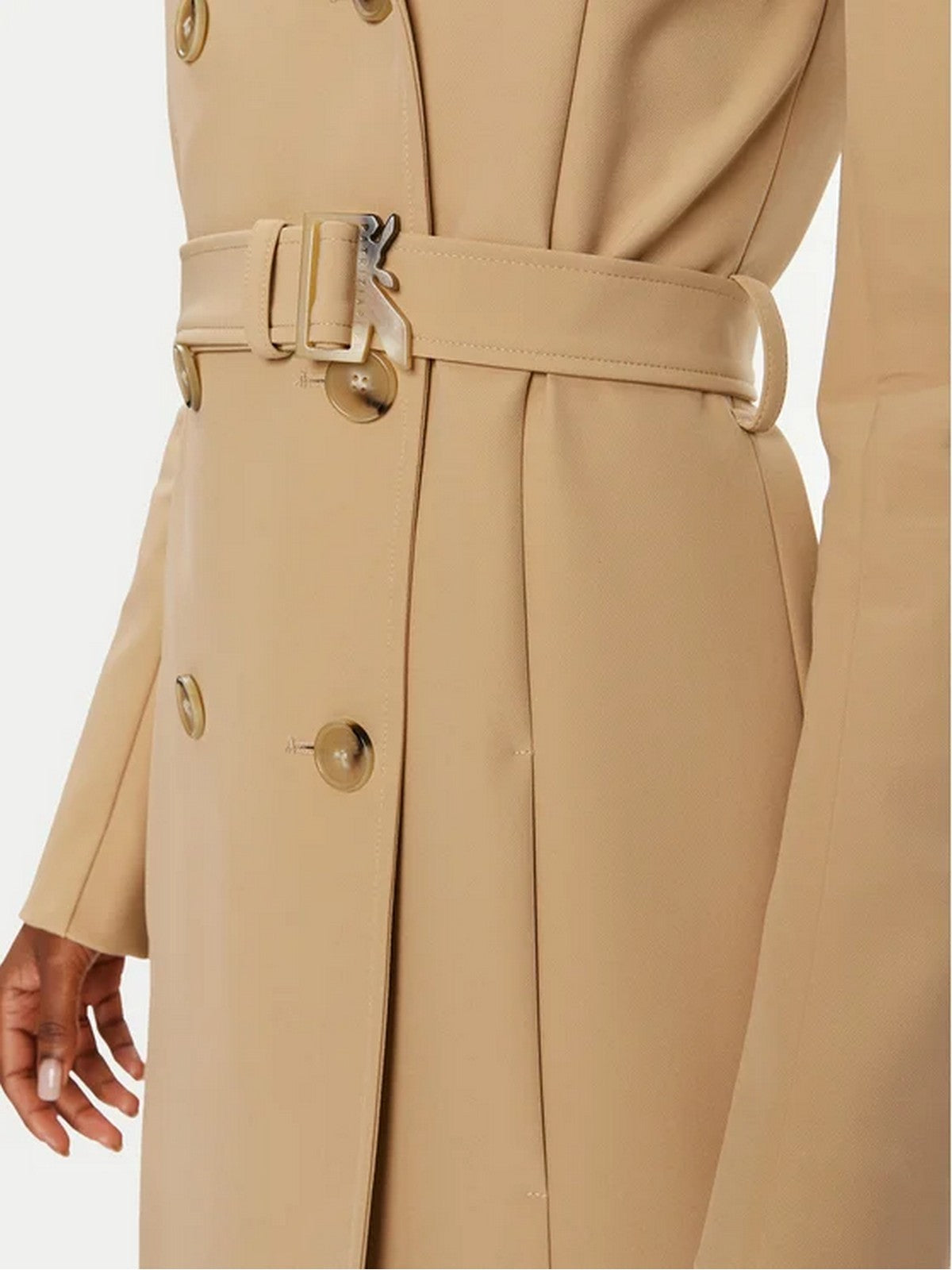 PATRIZIA PEPE Trench Coat Femme 8O0137 A2AW B663 Beige