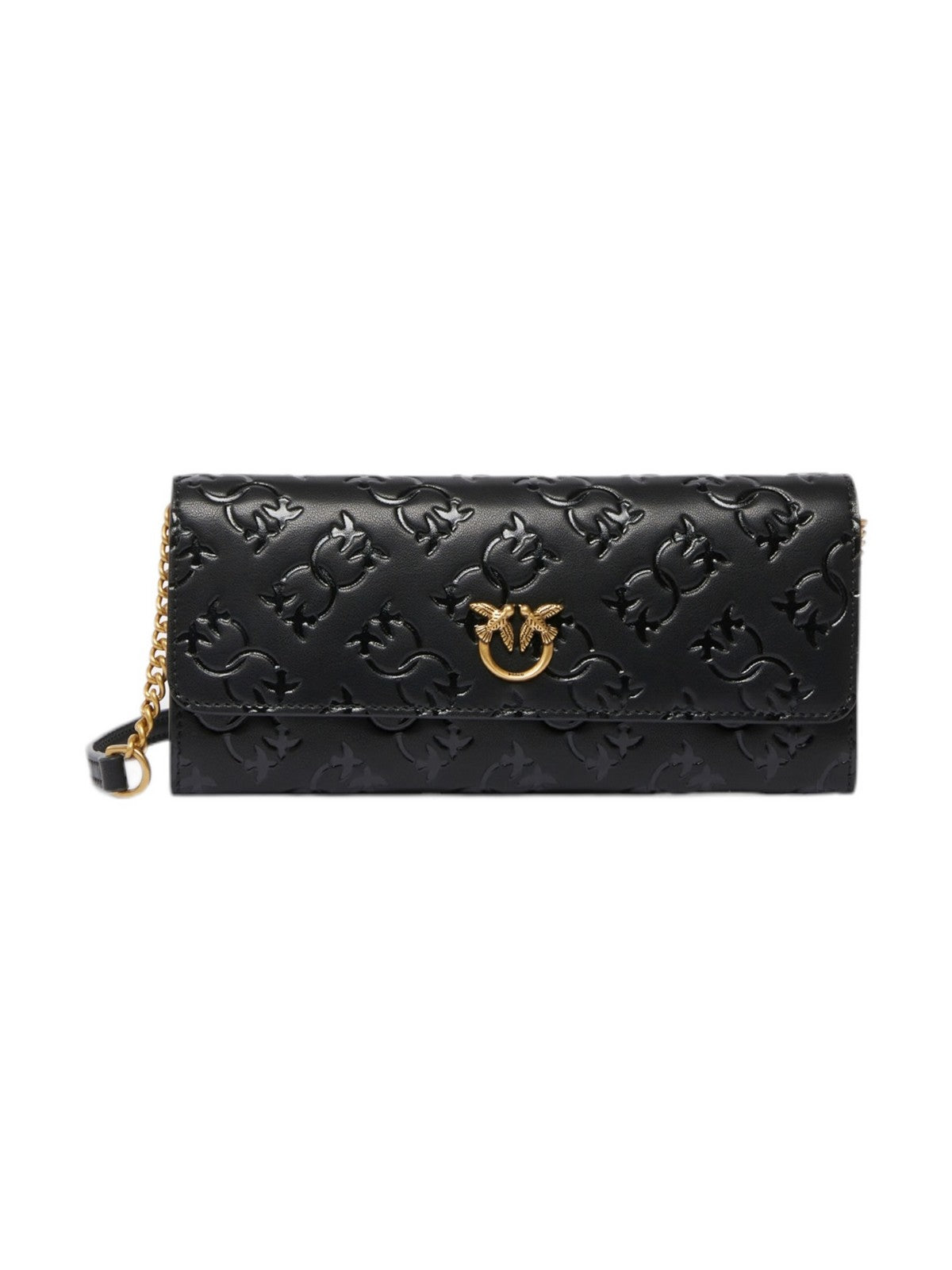 PINKO Sac pour femmes Love Tiny Birds Wallet C Vitel 103765-A1YB Z99Q Black