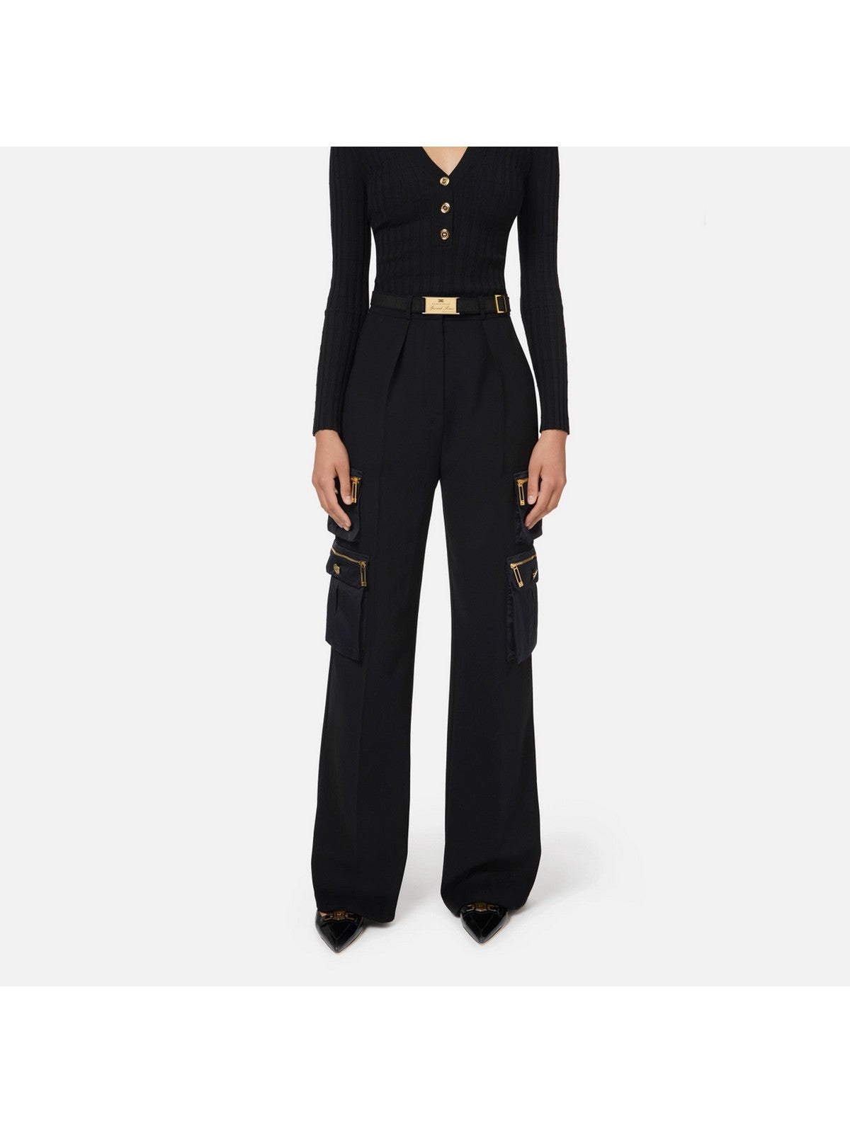 ELISABETTA FRANCHI Pantalons pour femmes PA04546E2 110 Noir