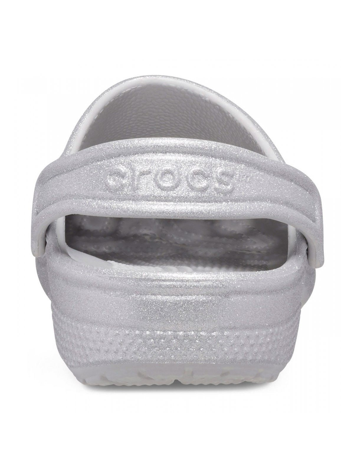 CROCS Enfants et Filles Classic Glitter Clog T 206992 0IC Argent