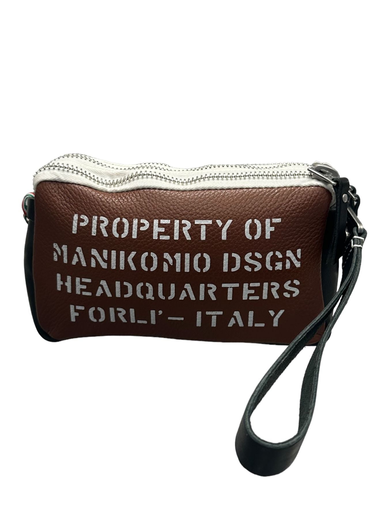 MANIKOMIO DSGN Homme Borbello CLUTCH PM06 Marron