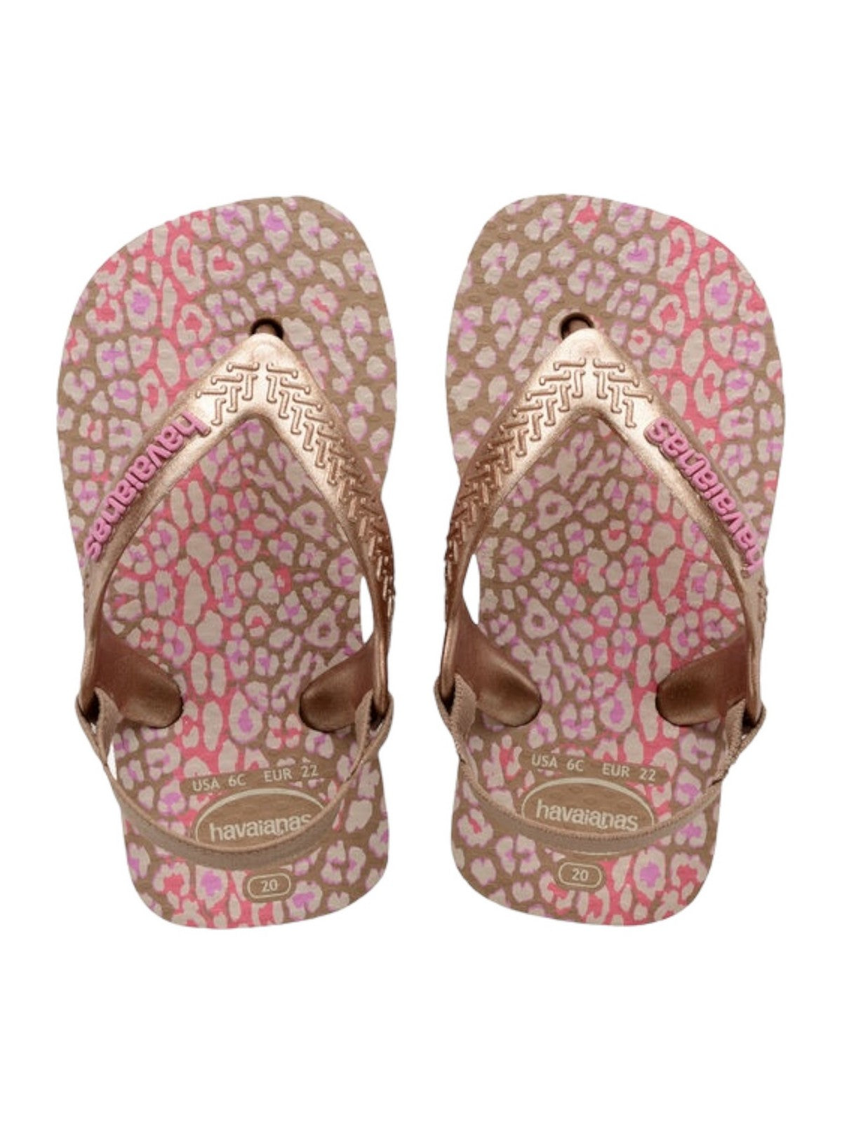 HAVAIANAS Tongs pour filles et fillettes Hav. Baby Mini Me 4148946.5282 Rose