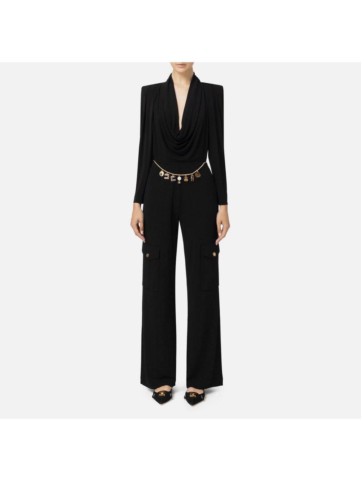 ELISABETTA FRANCHI Tracksuit Femme TU03147E2 110 Noir