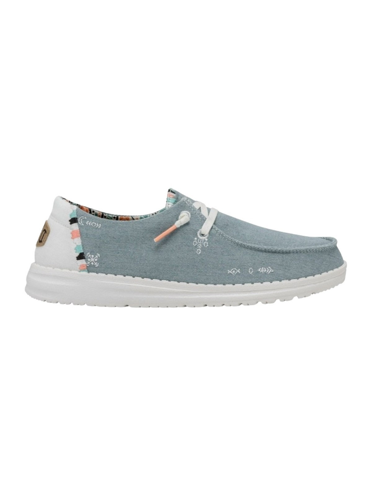 HEY DUDE Mocassin Wendy Boho W HD.40054 4MH Bleu pour femme