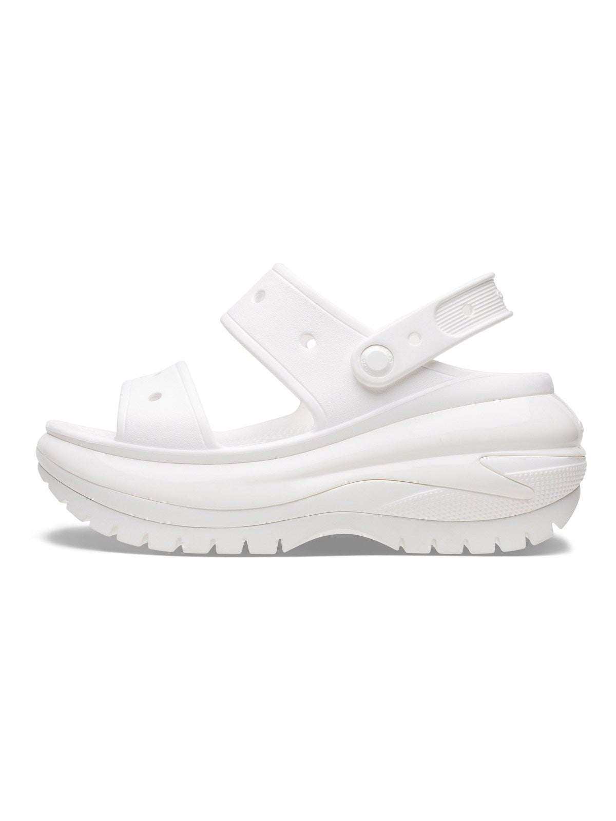 CROCS Femme Classic Mega Crush Sandal W 207989 100 Blanc