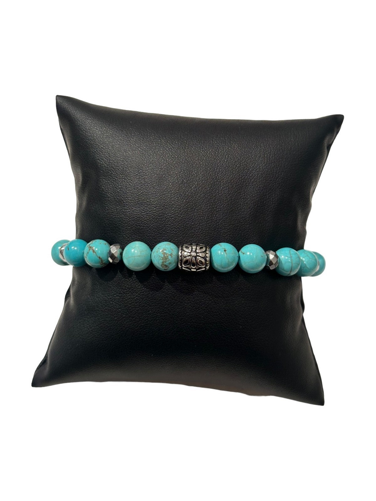 MANCINO Bracelet unisexe adulte MABRPI-E 16 Turquoise