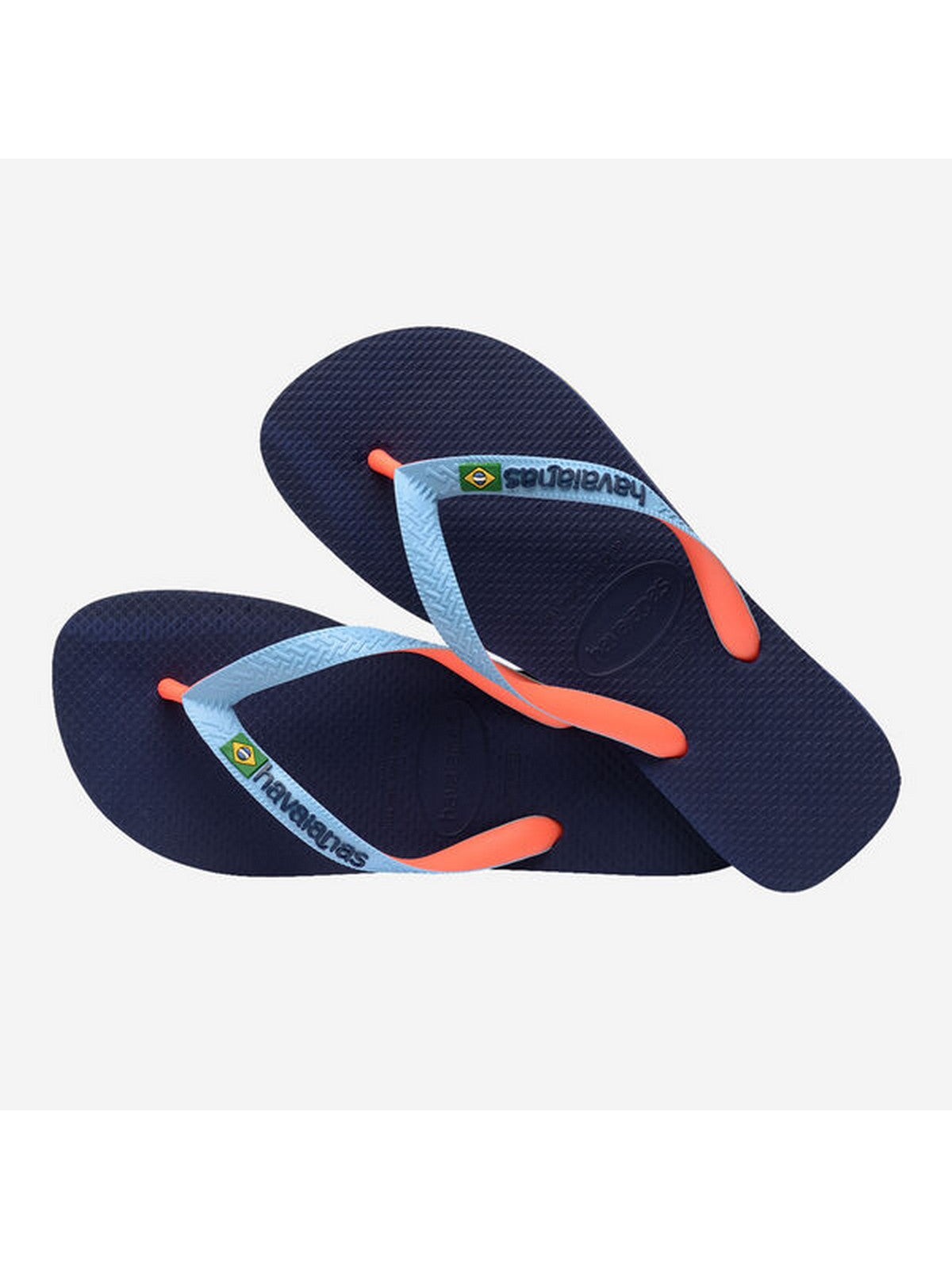 Tongs unisexes adultes HAVAIANAS Hav. Brasil mix 4123206.6854 Bleu