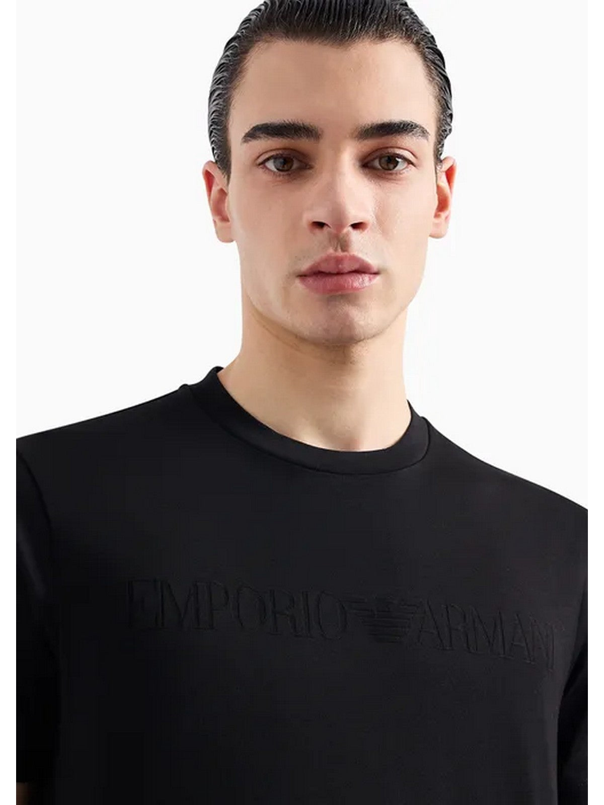 EMPORIO ARMANI Hommes T-Shirt et Polo 8N1TD2 1JGYZ 0021 Noir