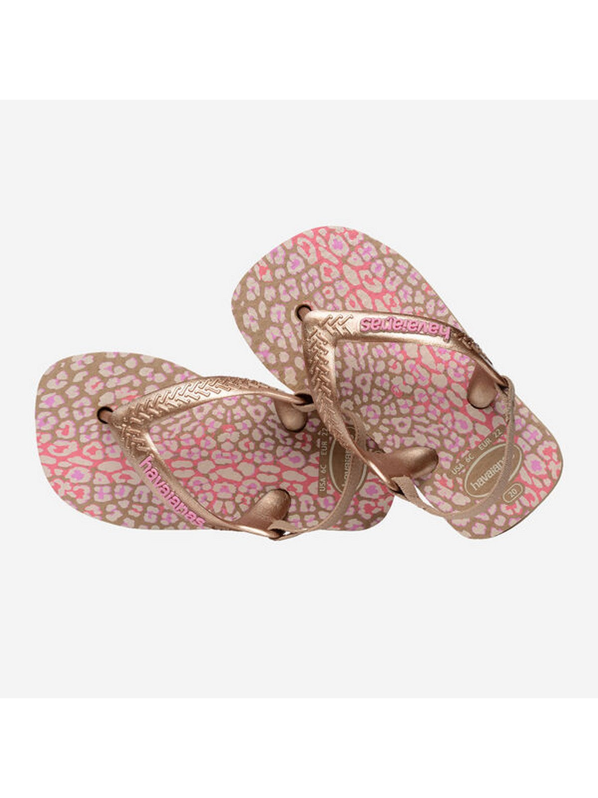 HAVAIANAS Tongs pour filles et fillettes Hav. Baby Mini Me 4148946.5282 Rose