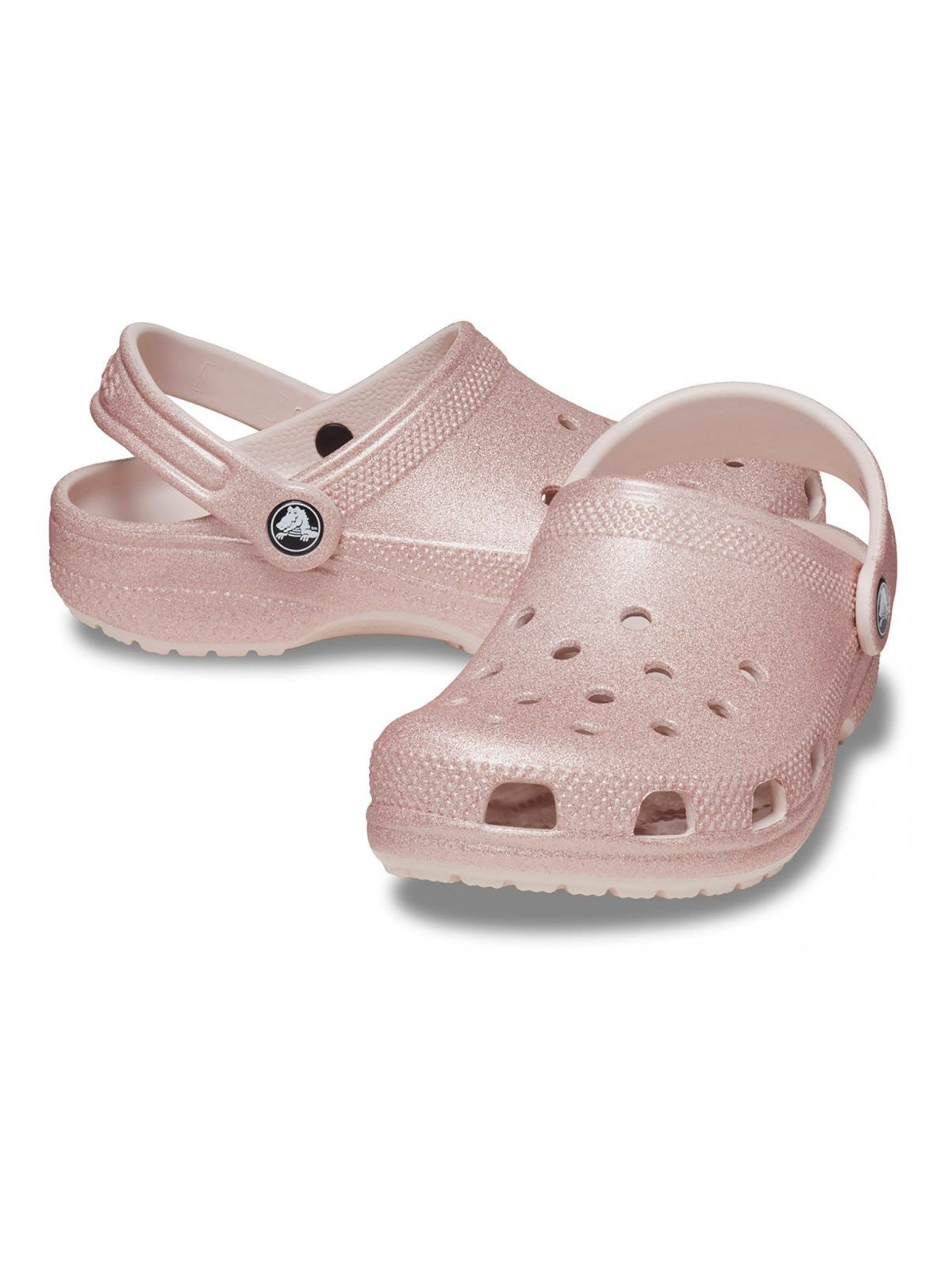 CROCS Enfants et Filles Classic Glitter Clog K 206993 6WV Rose