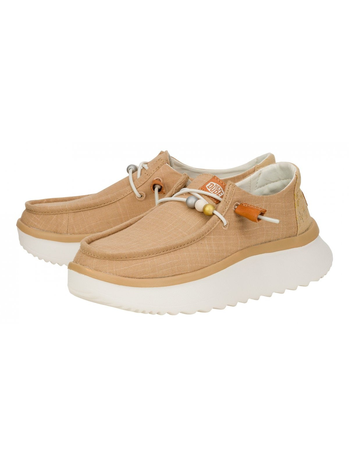 HEY DUDE Mocassin Wendy Peak Baja Stripe HD.40739 265 Beige pour femme