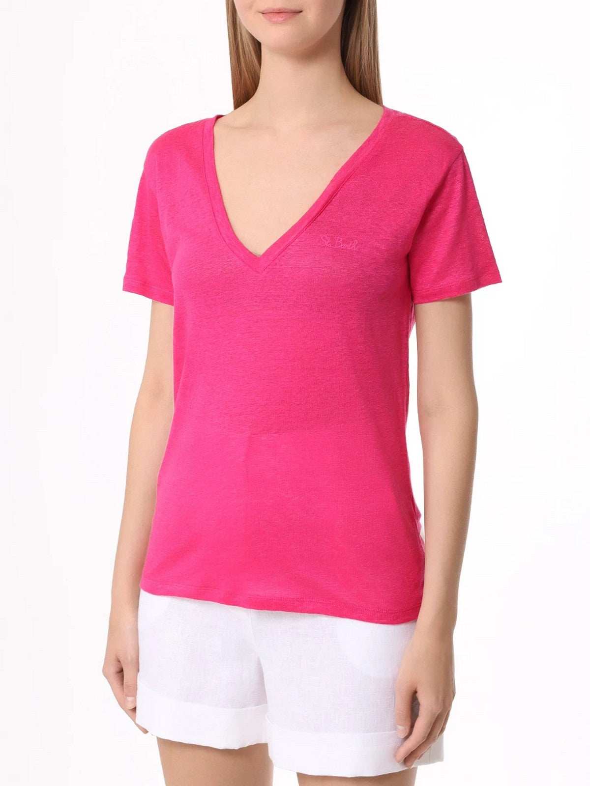 MC2 SAINT BARTH T-Shirt et Polo Femme ELOISE 05607F Rose