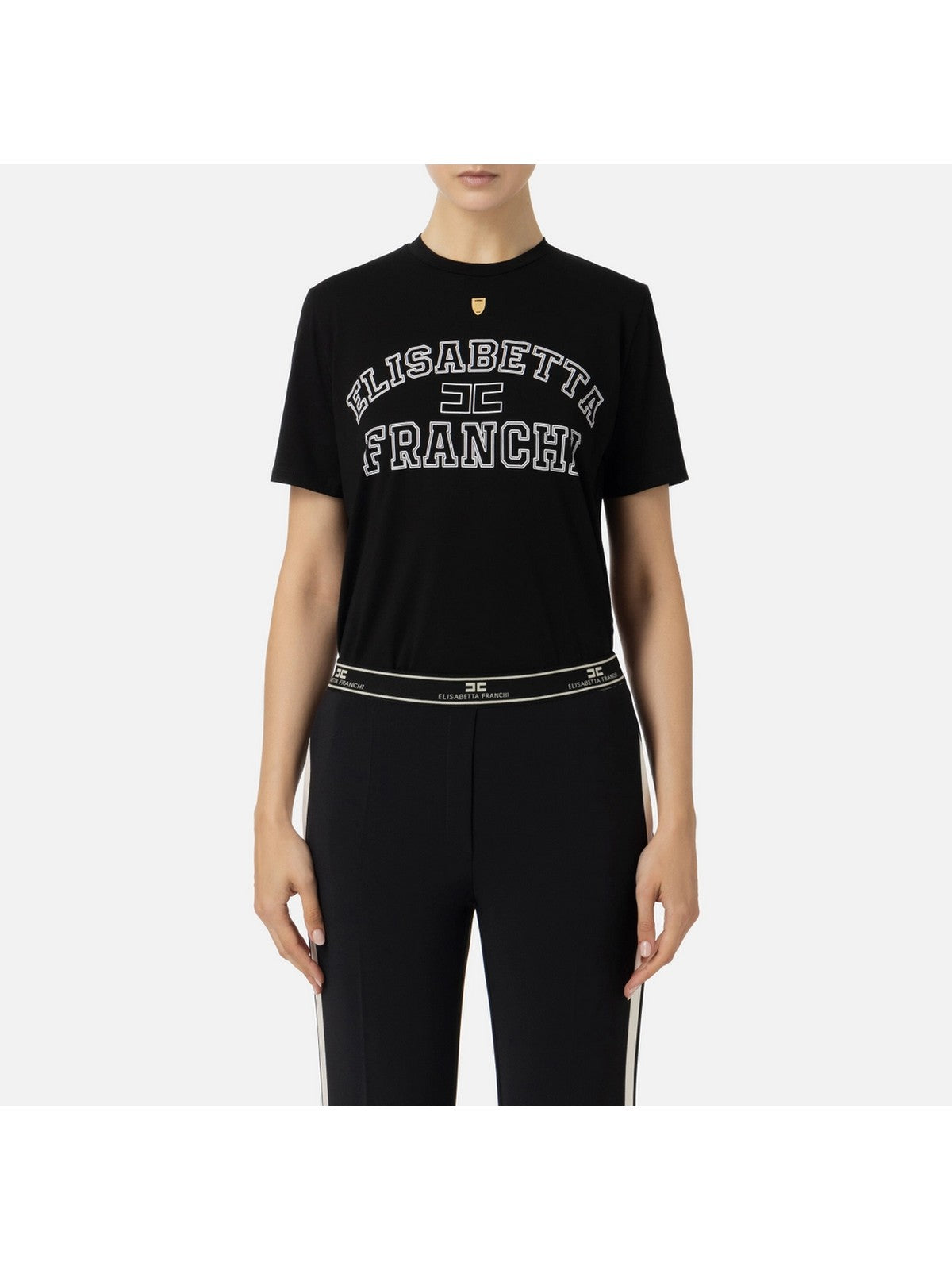 ELISABETTA FRANCHI T-Shirt et polo pour femmes MA01546E2 110 Noir