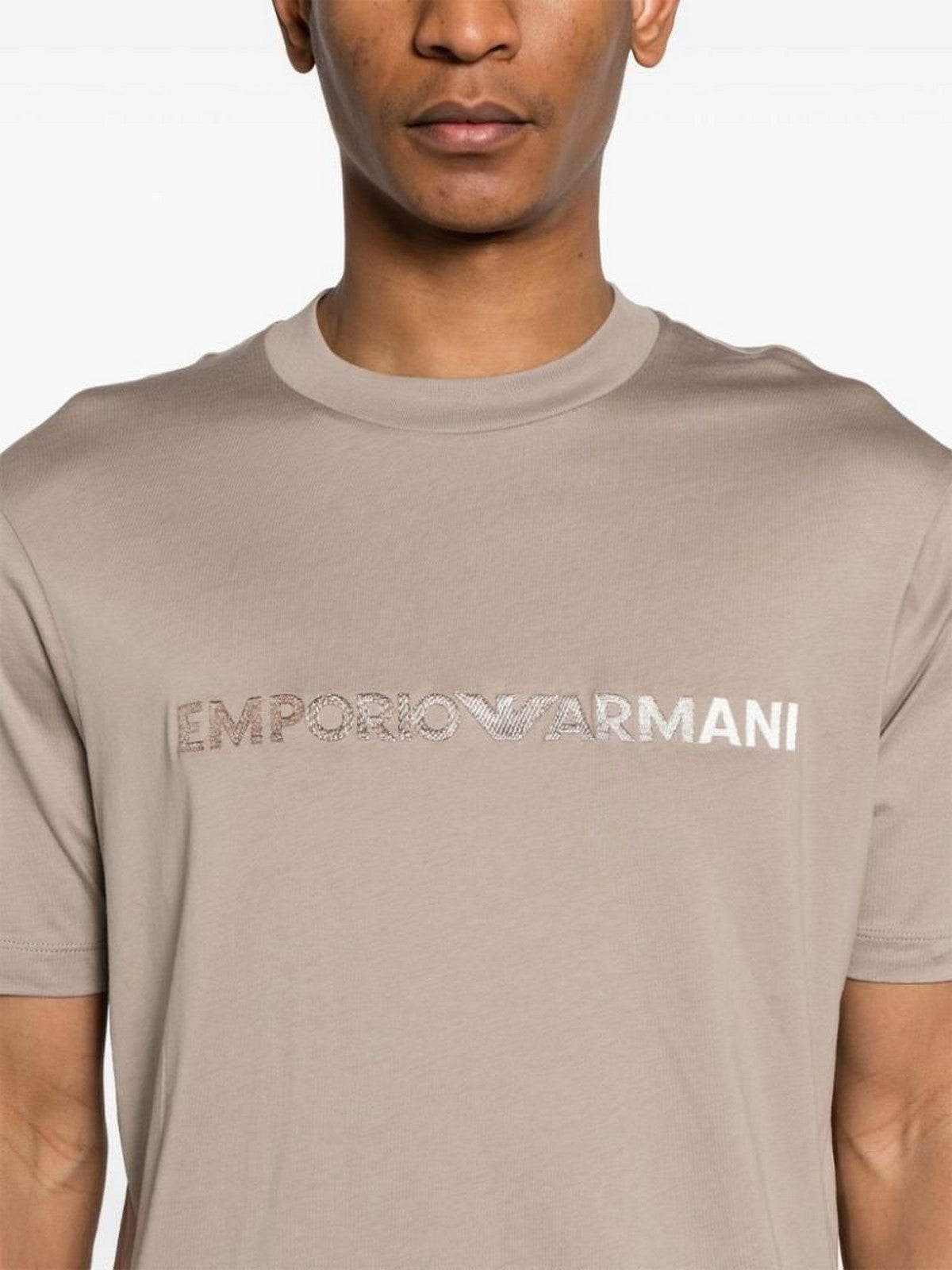 EMPORIO ARMANI Hommes T-Shirt et Polo 3D1TG3 1JPZZ 06G7 Beige